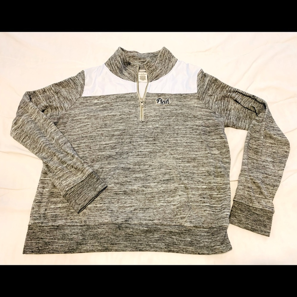 PINK Victoria’s Secret Zip Sweatshirt w/ back logo
